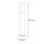 Borne déclairage angulaire noir acier inoxydable 65cm