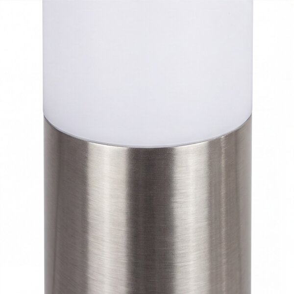 Lampe dallée en acier inoxydable 65 cm IP44 faible éblouissement E27