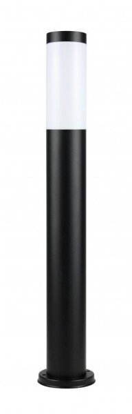 Borne déclairage noire BETULA 65cm acier inoxydable IP44