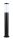 Borne déclairage noire BETULA 65cm acier inoxydable IP44