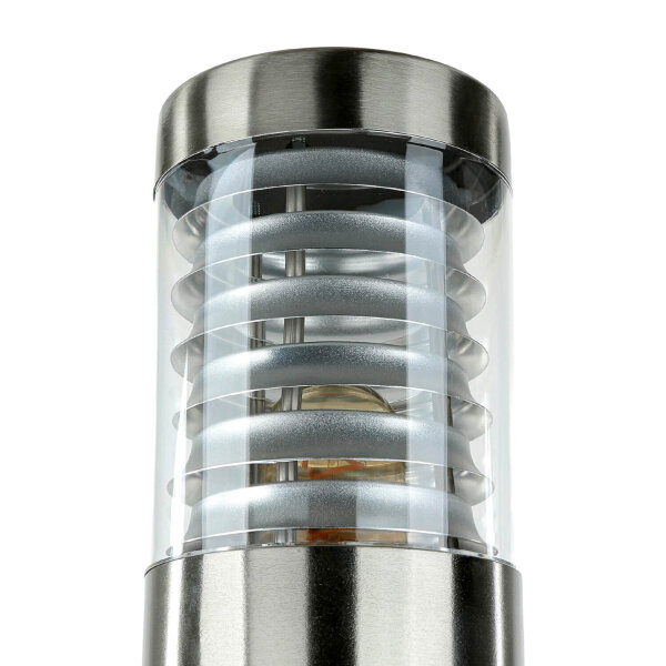Lampe dextérieur en acier inoxydable 75 cm à faible éblouissement IP44 ronde E27
