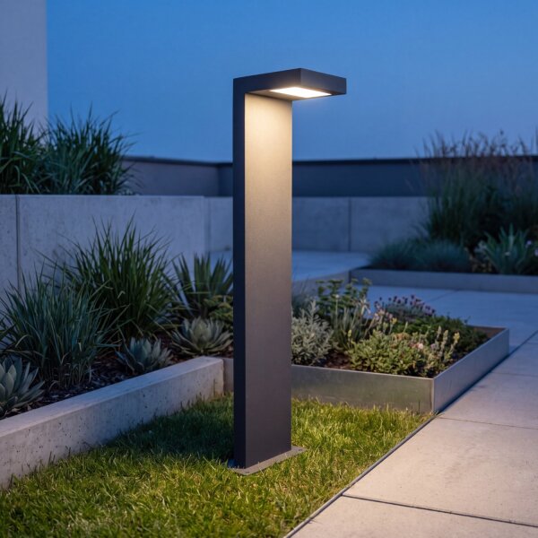 Lampe dextérieur LED anthracite IP54 résistante aux intempéries MILNER