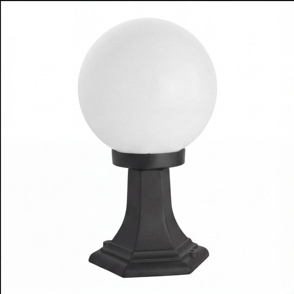 Lampe dextérieur noir blanc Abat-jour sphérique 36cm E27