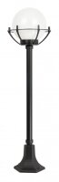 Lampe dextérieur Boule Abat-jour 102cm Noir Blanc E27