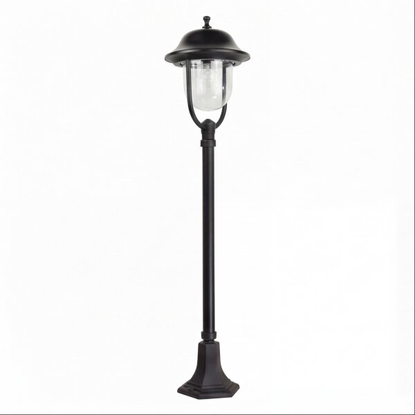 Lampe dextérieur noire 117cm IP43 E27 résistante aux intempéries