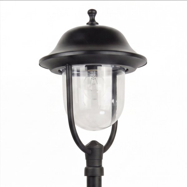 Lampe dextérieur noire 117cm IP43 E27 résistante aux intempéries