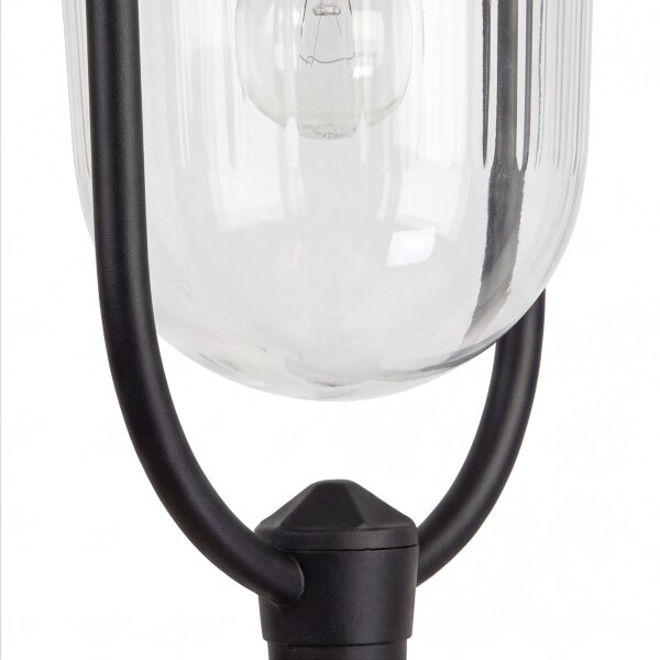 Lampe dextérieur noire 117cm IP43 E27 résistante aux intempéries