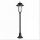 Lampe dextérieur noire 117cm IP43 E27 résistante aux intempéries
