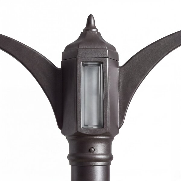 Candélabre noir hauteur 310 cm Rustique 2x E27