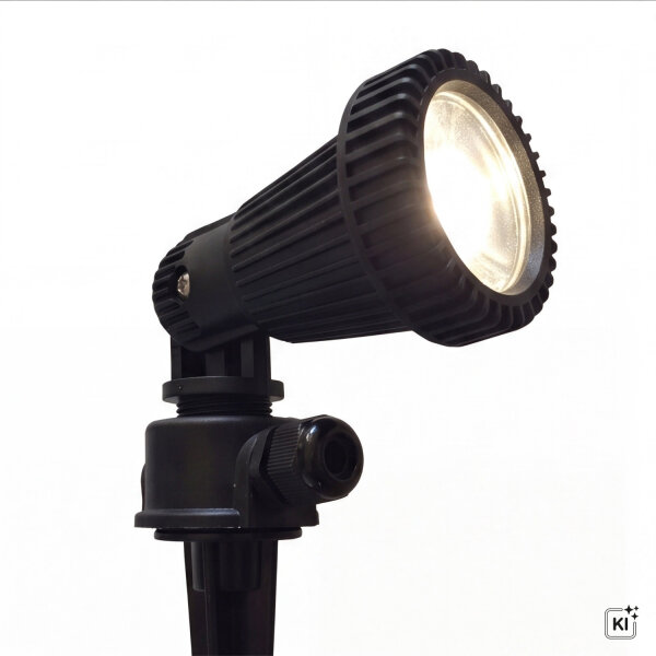 Lampe de jardin avec piquet de terre IP55 résistant aux intempéries