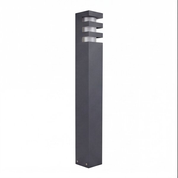 Lampe dallée moderne anthracite 75cm IP54 E27