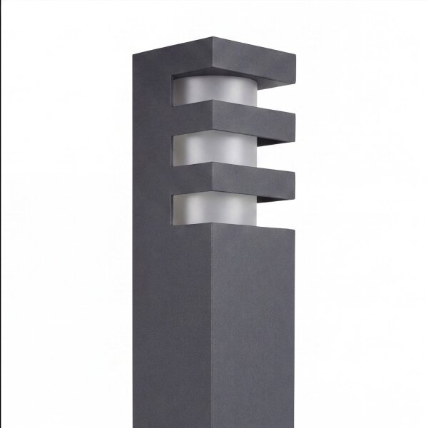 Lampe dallée moderne anthracite 75cm IP54 E27