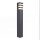 Lampe dallée moderne anthracite 75cm IP54 E27