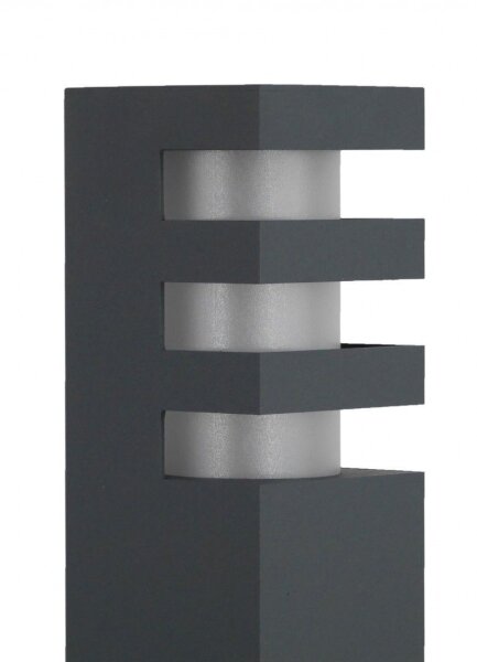 Lampe dextérieur anthracite 50 cm carrée IP54 résistante aux intempéries