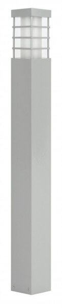 Luminaire dallée en argent 75 cm carré résistant aux intempéries IP54