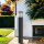 Lampe de jardin moderne carrée 75 cm IP54 noire