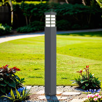 Lampe dallée Anthracite carrée 75 cm IP54...