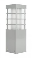 Petite lampe dallée en argent 25cm carrée...