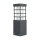 Luminaire dallée anthracite 25cm carré IP54 faible éblouissement