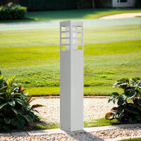 Lampe de chemin en argent 50cm r&eacute;sistant aux...