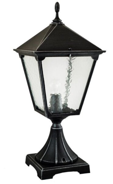 Lampadaire Noir Aluminium 74cm Rustique