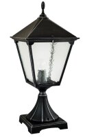 Lampadaire Noir Aluminium 74cm Rustique