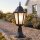 Lampe de socle rustique DILSEN 52cm aluminium verre