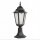 Lampe de socle rustique DILSEN 52cm aluminium verre