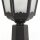 Lampe de socle rustique DILSEN 52cm aluminium verre