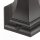Lampe de socle rustique DILSEN 52cm aluminium verre
