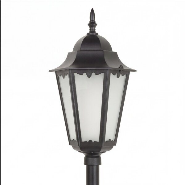Lampadaire extérieur Noir 165cm Rustique IP43