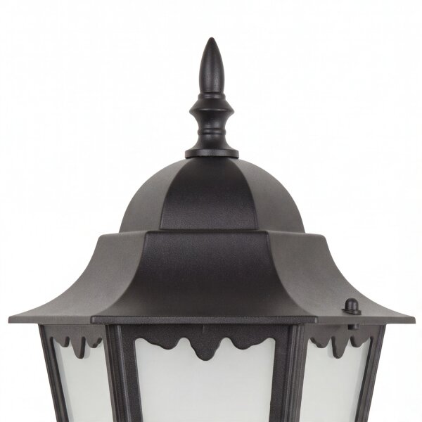Lampadaire extérieur Noir 165cm Rustique IP43