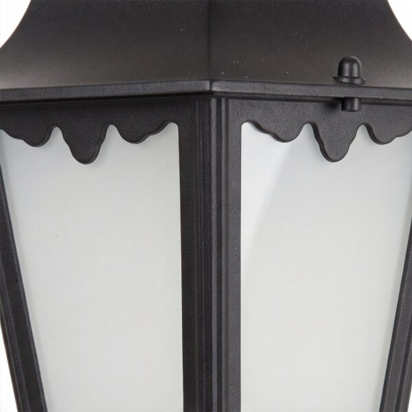 Lampadaire extérieur Noir 165cm Rustique IP43