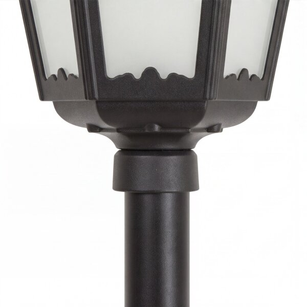 Lampadaire extérieur Noir 165cm Rustique IP43