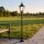 Lampadaire extérieur Noir 165cm Rustique IP43