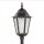Lanterne de cheminée noire 115cm Rustique Aluminium
