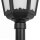 Lanterne de cheminée noire 115cm Rustique Aluminium