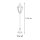 Lanterne de cheminée noire 115cm Rustique Aluminium