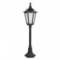 Lampe de chemin rustique noire 84cm...