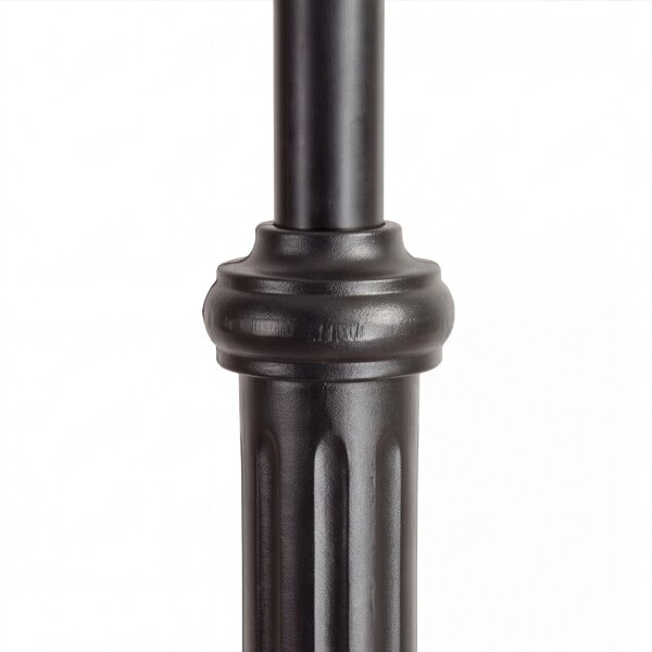 Lampe dallée rustique noire 195-295cm de haut E27