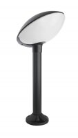 Luminaire dextérieur moderne IP55 74cm E27 noir