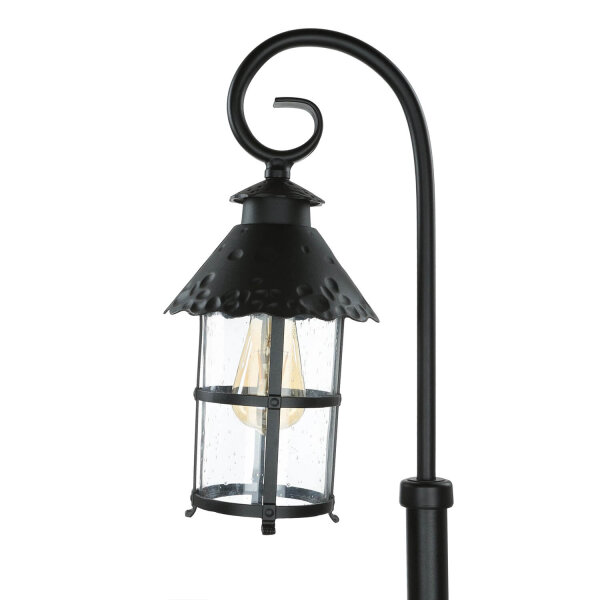 Lampe dextérieur rustique noire 116cm résistante à la pluie E27