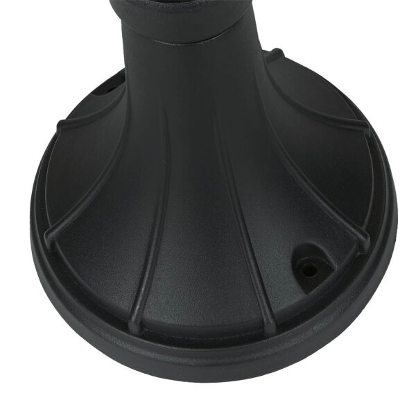Lampe dextérieur rustique noire 116cm résistante à la pluie E27