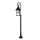 Lampe dextérieur rustique noire 116cm résistante à la pluie E27