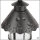 Lampe dextérieur rustique TOURNAI 86cm résistante à la pluie