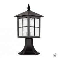 Lampe de socle rustique BAARLE Noir H:45cm E27