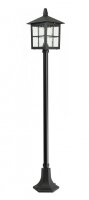 Lampe dall&eacute;e BAARLE noir IP43 aluminium 156cm