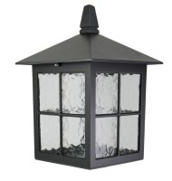 Lampe dallée BAARLE noir IP43 aluminium 156cm
