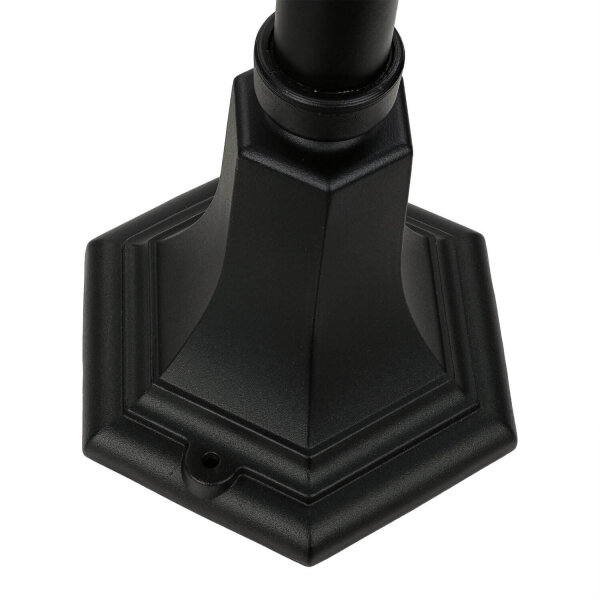 Lampe dextérieur BAARLE 76cm noir IP43 aluminium