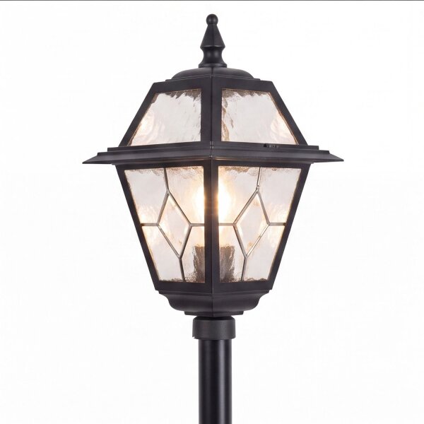 Lampe dallée rustique MERKSEM 110cm IP43 aluminium
